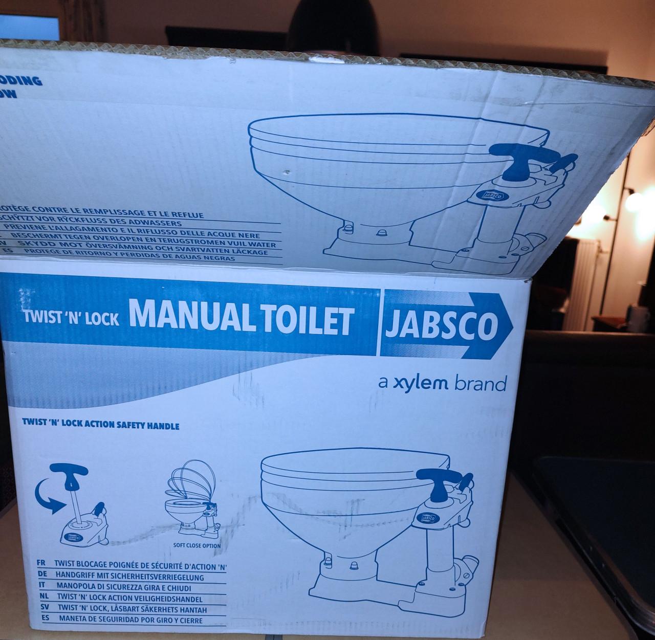 Te koop:  JABSCO Compact toiletpot