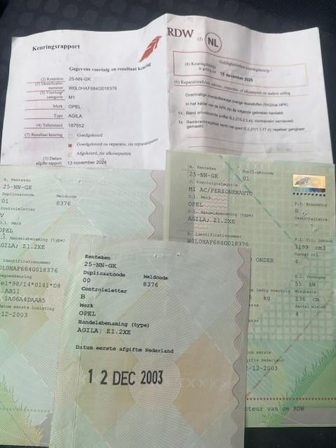 Loop of sloop Opel Agila