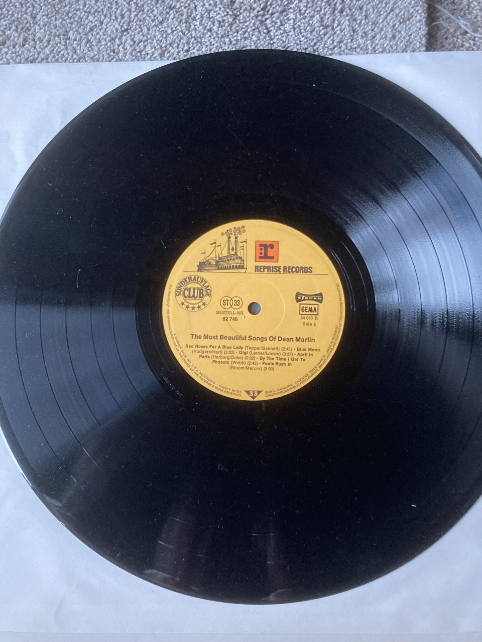 LP Dean Martin The most beautiful songs of Dean Martin
