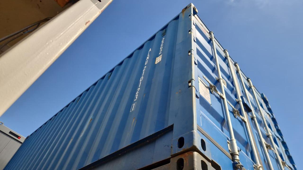 20ft openside opslagcontainer / container met zijdeuren