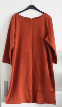 Roestbruine jurk  maat xl