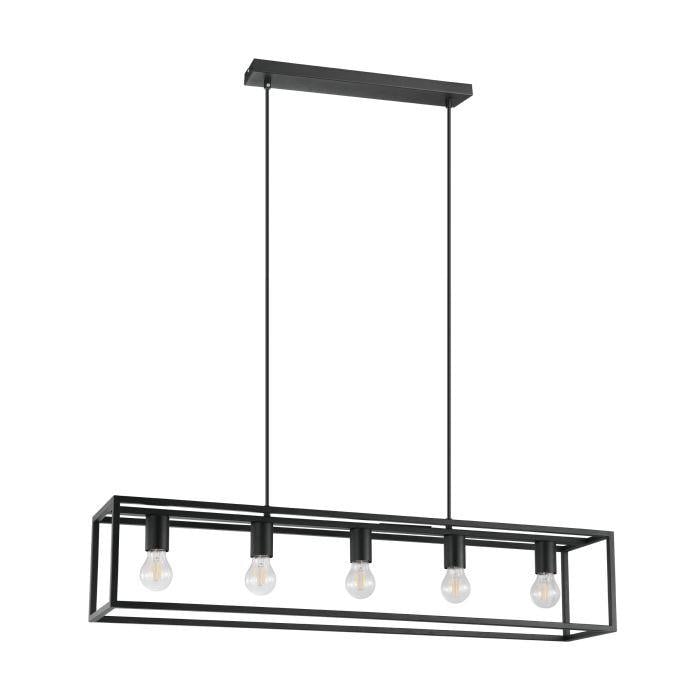 Eglo Eldrick Hanglamp met 5 Dimbare Philips LED Lampen