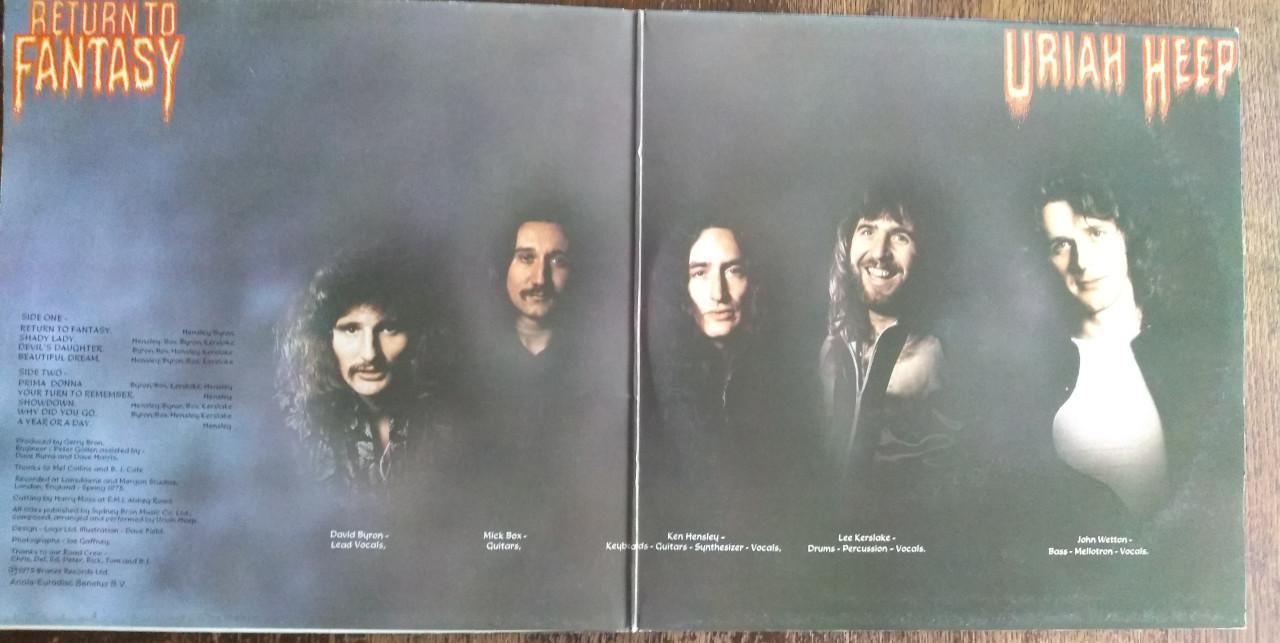 Te Koop LP Uriah Heep -  Return To Fantasy
