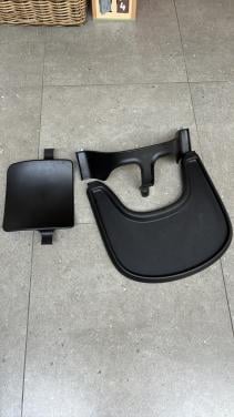 Stokke babyset met playtray zwart