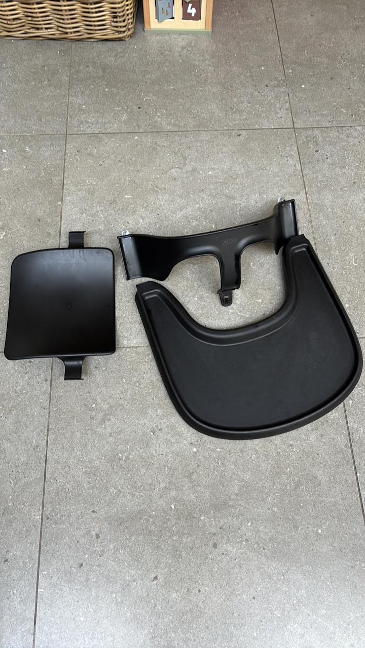 Stokke babyset met playtray zwart