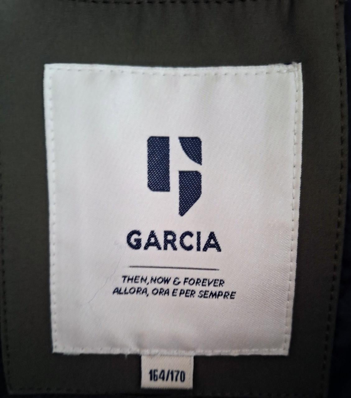 Garcia groene winterjas met capuchon maat 164-170