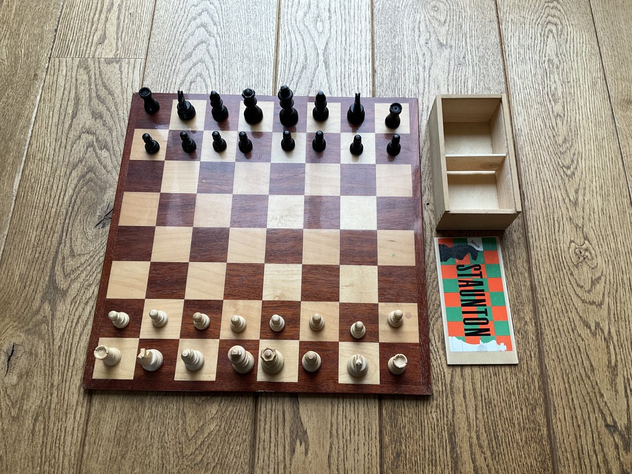 Schaak-,en dambord