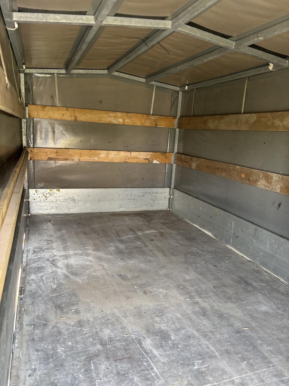 Hapert plateauwagen met huif tandemas 335x180x150cm BJ 2022 met onderhoudsb