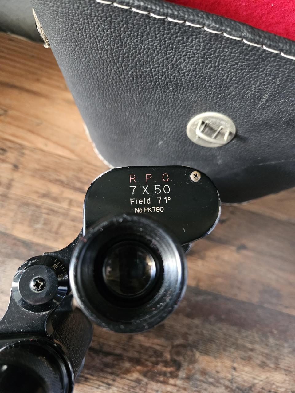 Vintage Rainbow Verrekijker 7x50 met originele tas