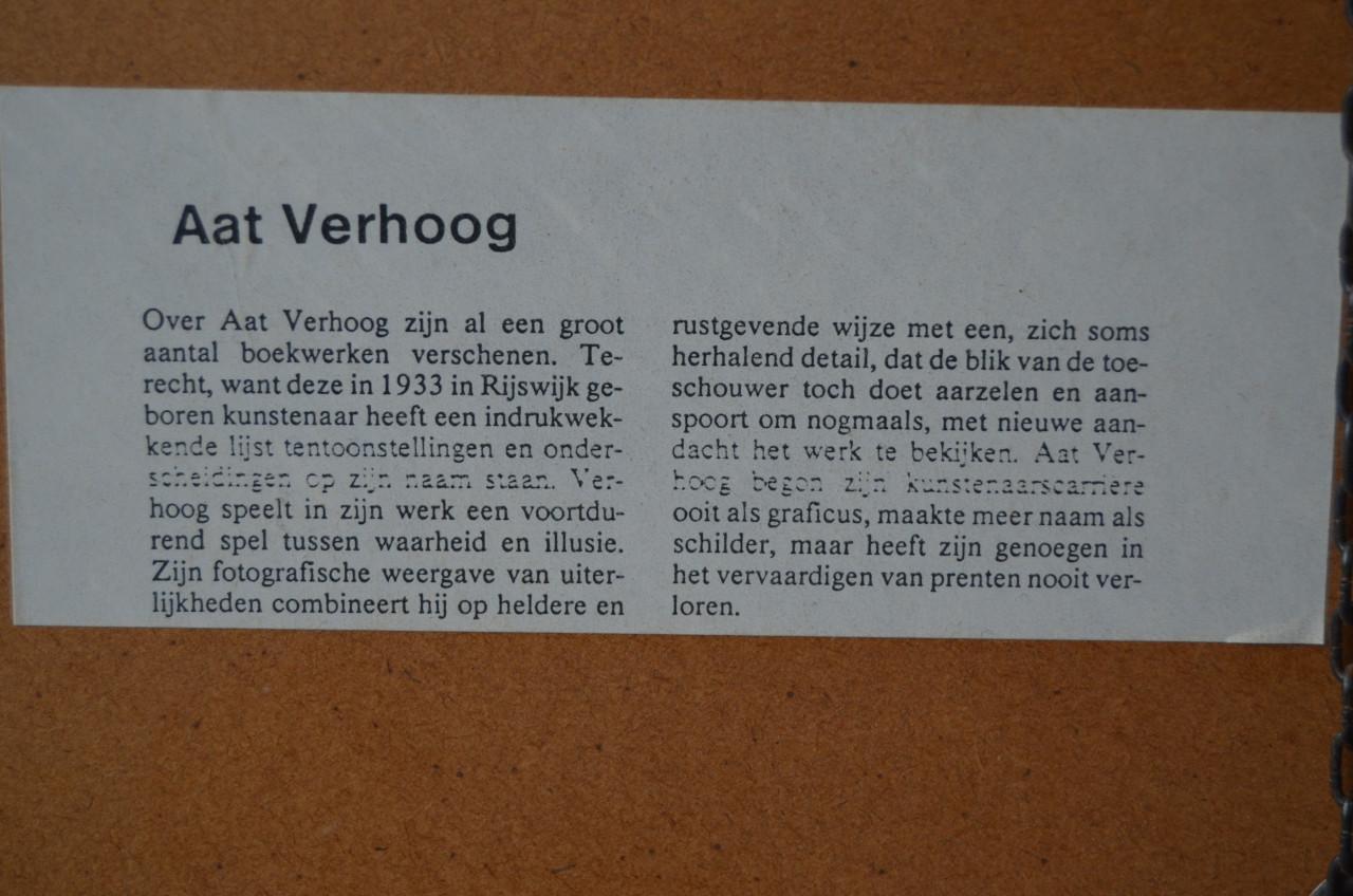 2 Etsen Aat Verhoog pendant gedrukt, gesigneerd/genummerd