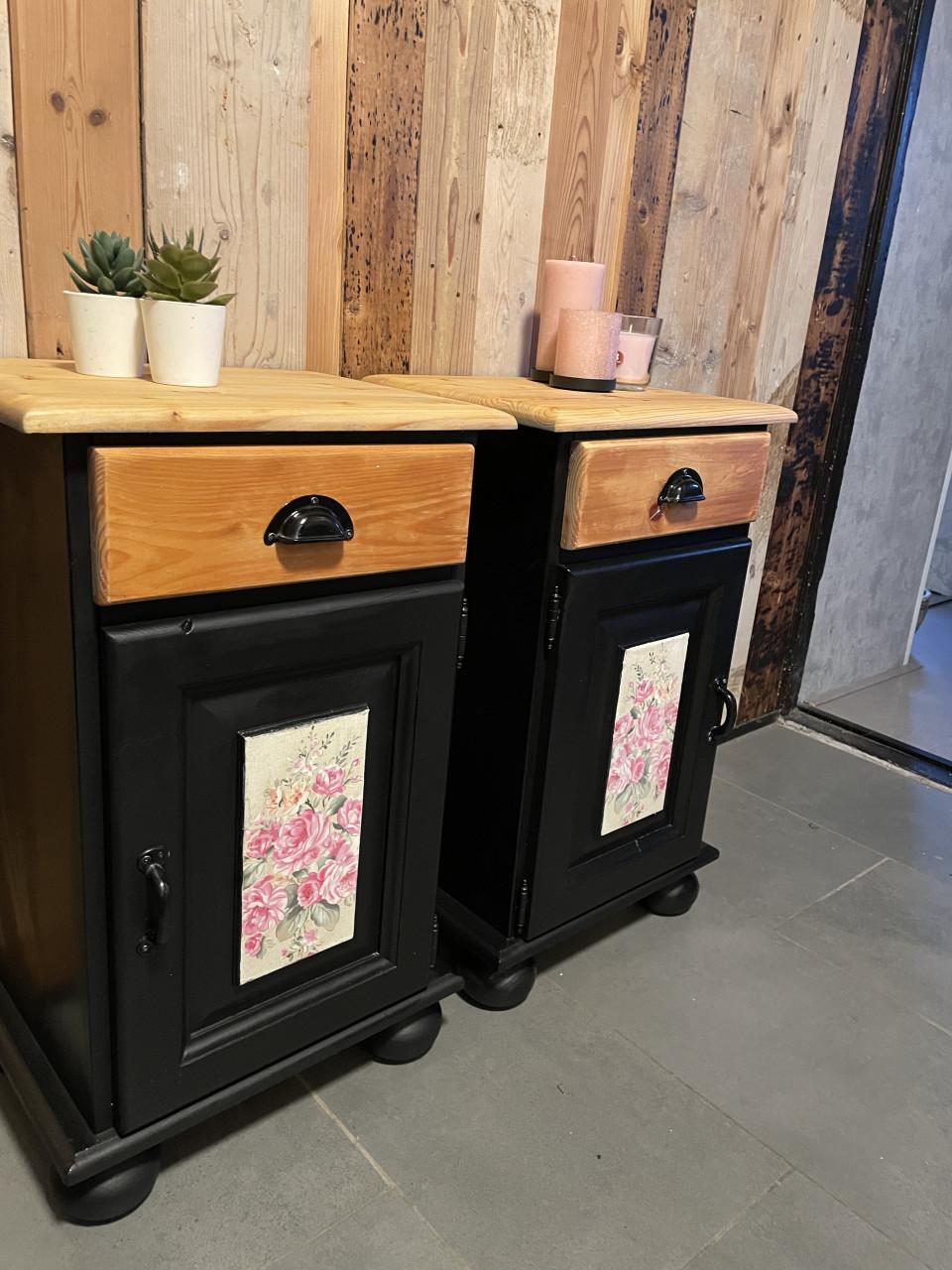 Vintage nachtkastjes