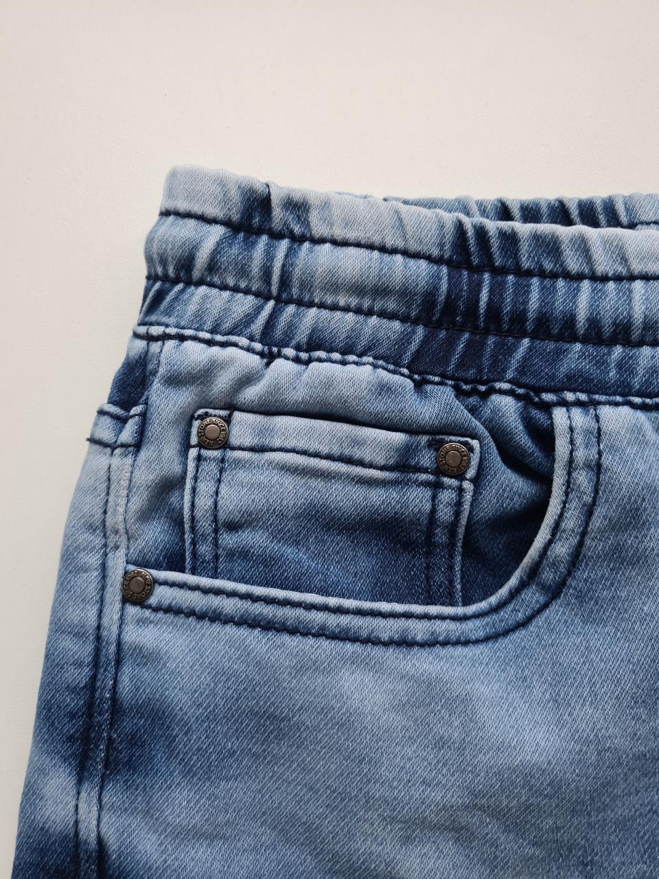 Blauwe spijkerstof korte broek van New Stone  Maat M-L