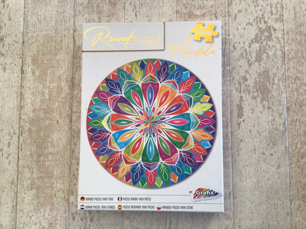 Mooie kleurrijke ronde puzzels