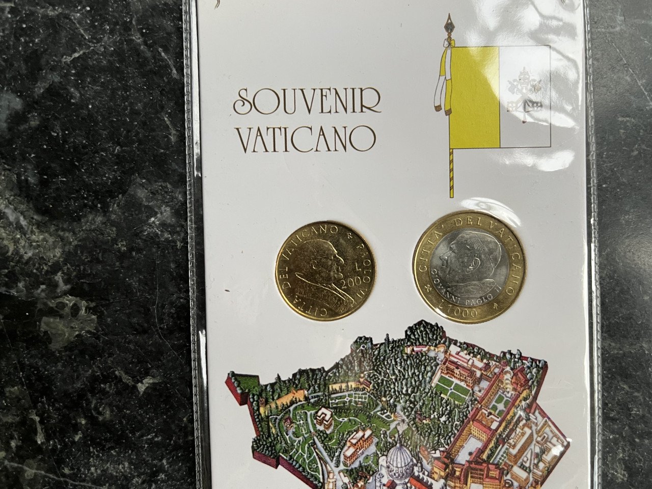 Vaticaan souvenier euro/ 50ct