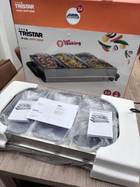 Buffetwarmer met schalen 300W