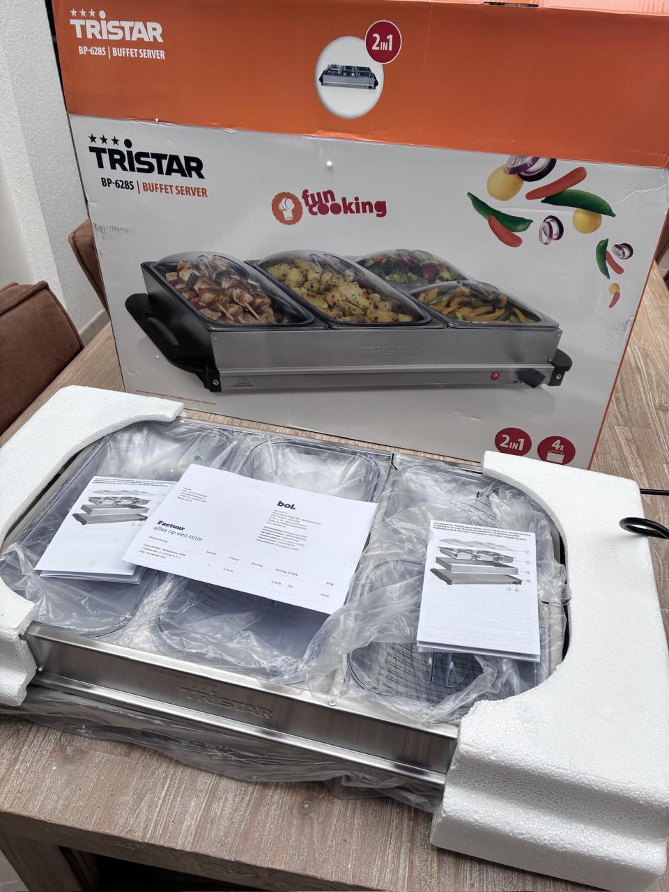 Buffetwarmer met schalen 300W