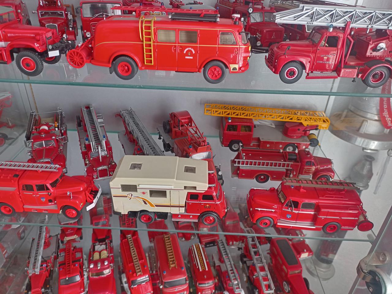 Verzameling brandweer modellen