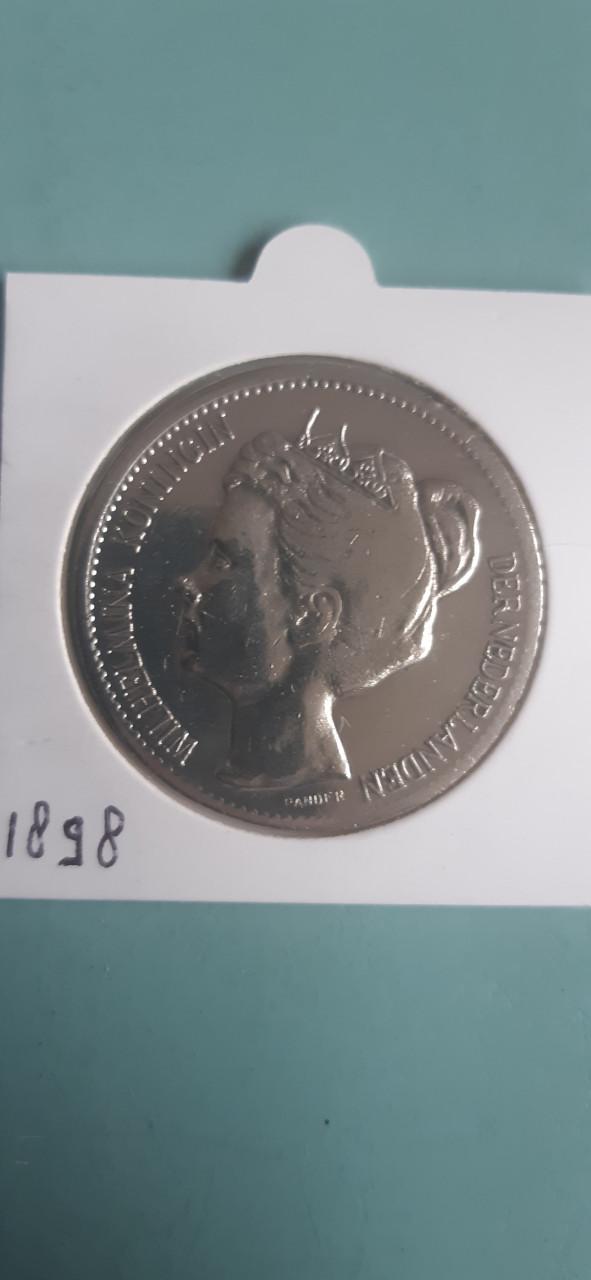 2.5 gulden wilhelmina 1898