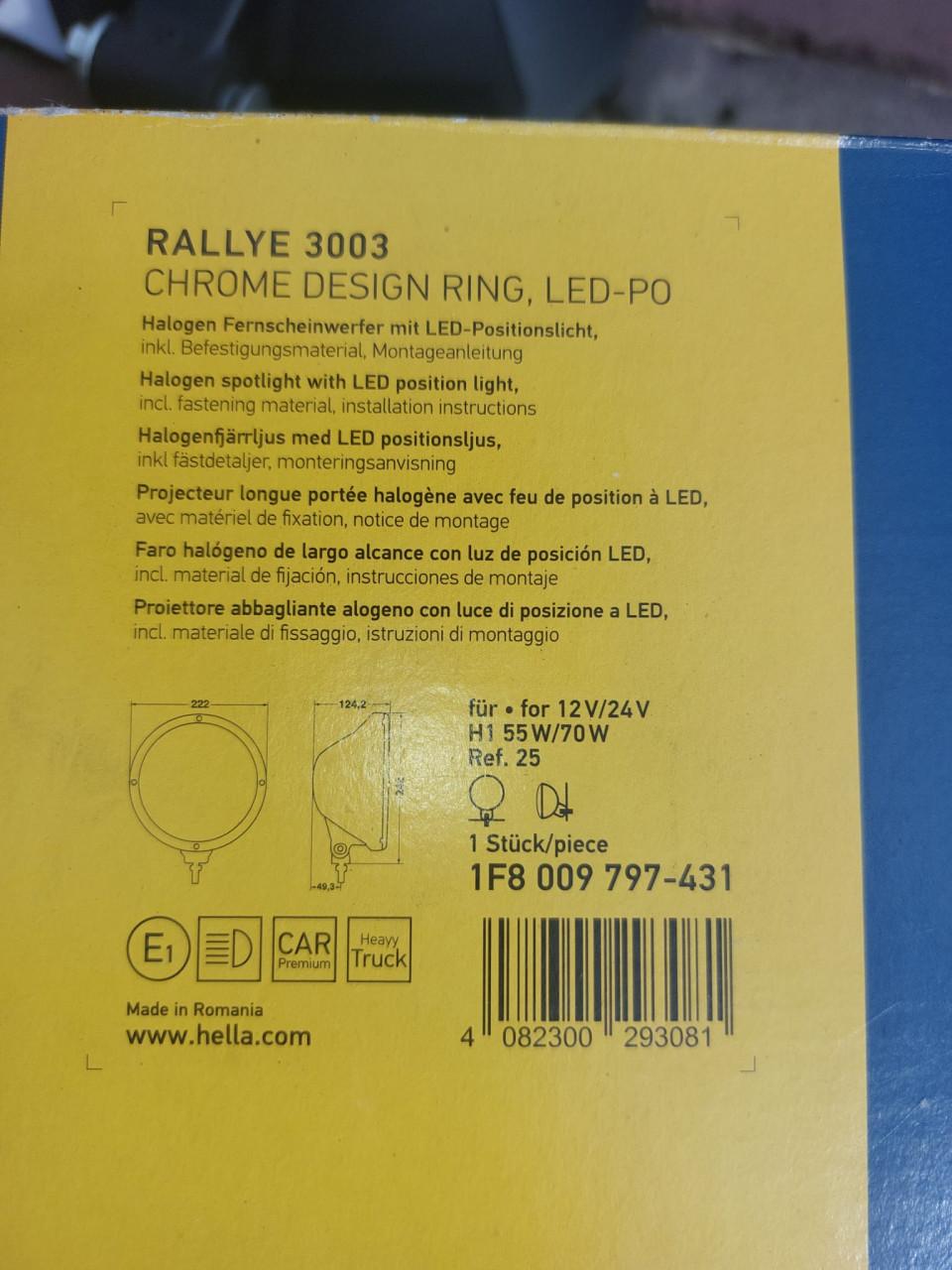 Hella rally 3003