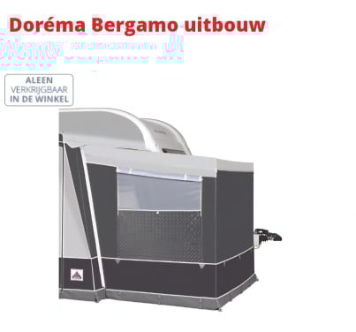 Doréma Bergamo uitbouw en slaapcabine