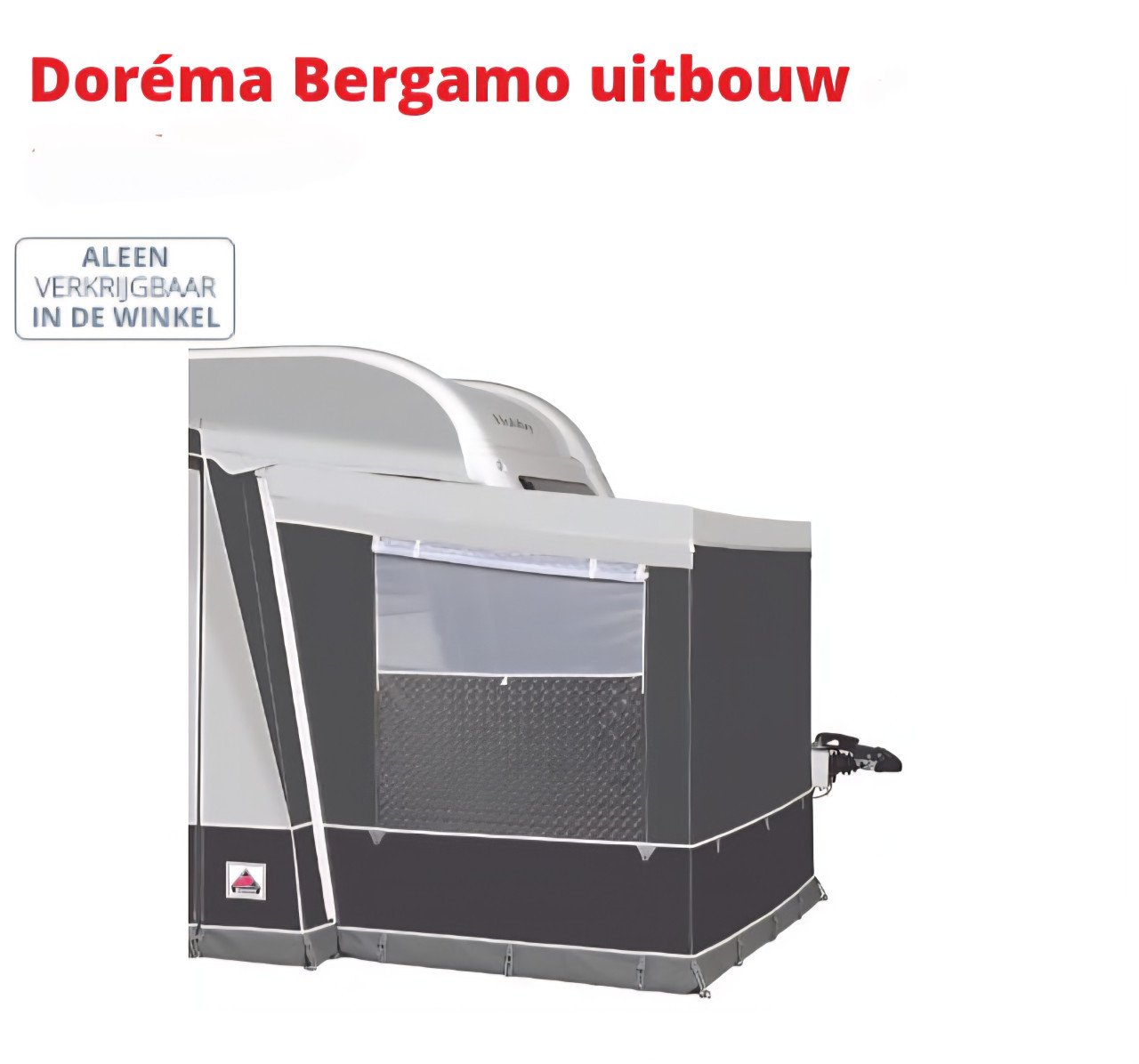 Doréma Bergamo uitbouw en slaapcabine