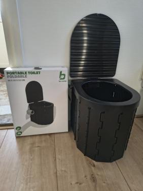 Bo-camp portable toilet. Camping wc opvouwbaar kampeertoilet