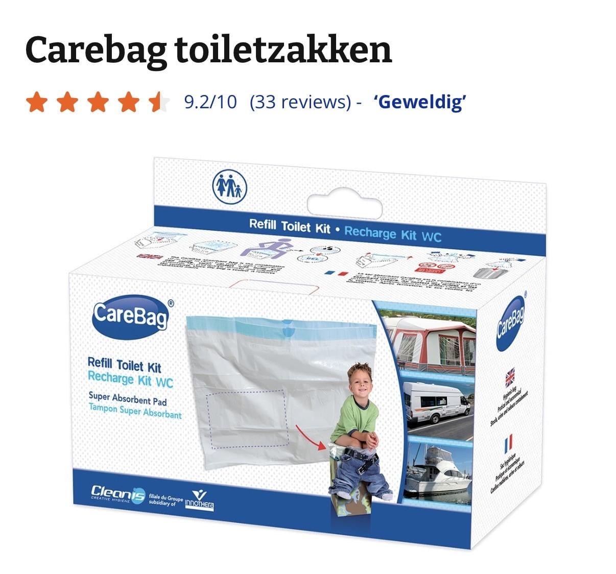 Carebag toiletzakken