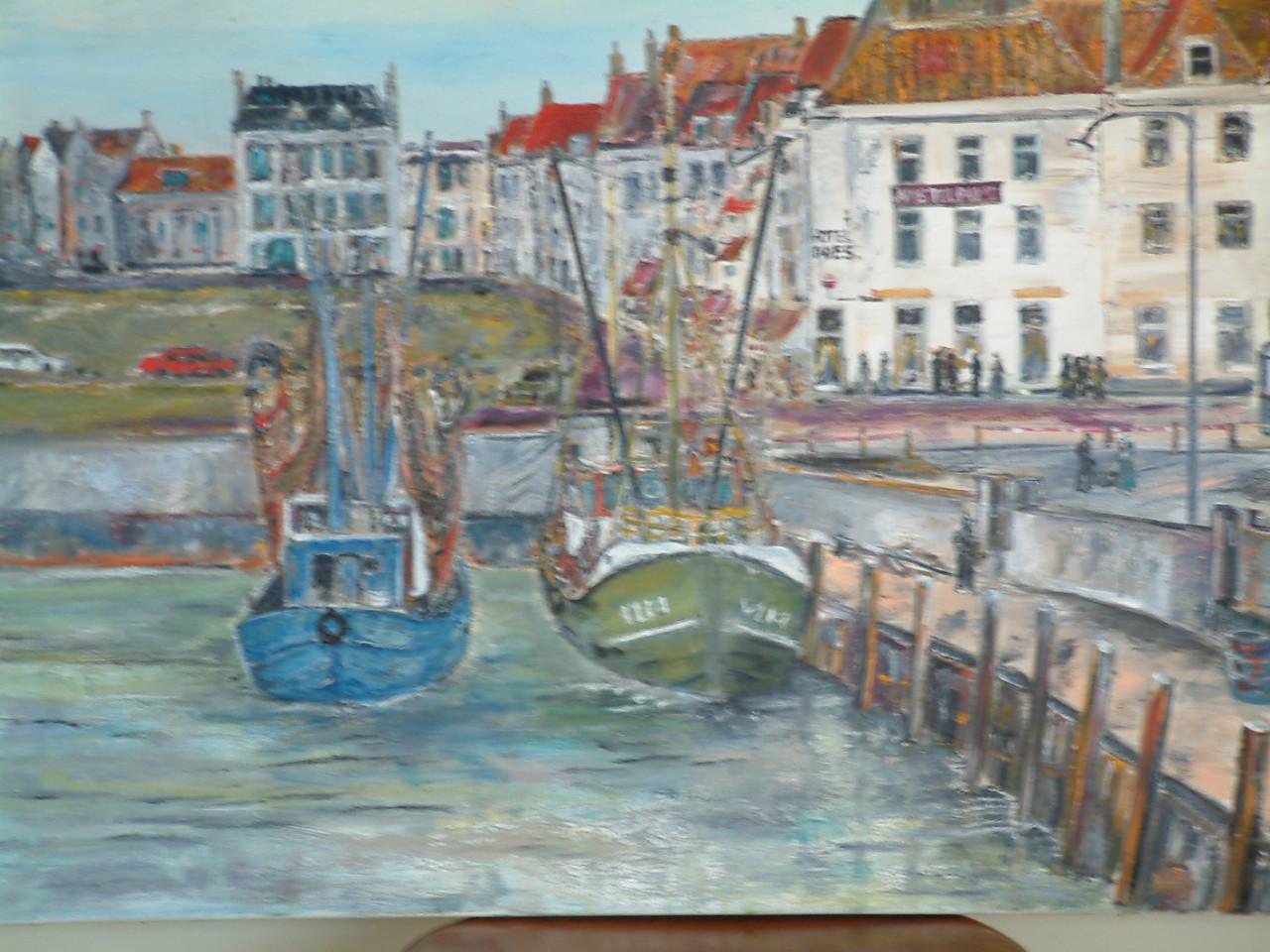 Haven -en oudere zeilers Visserij