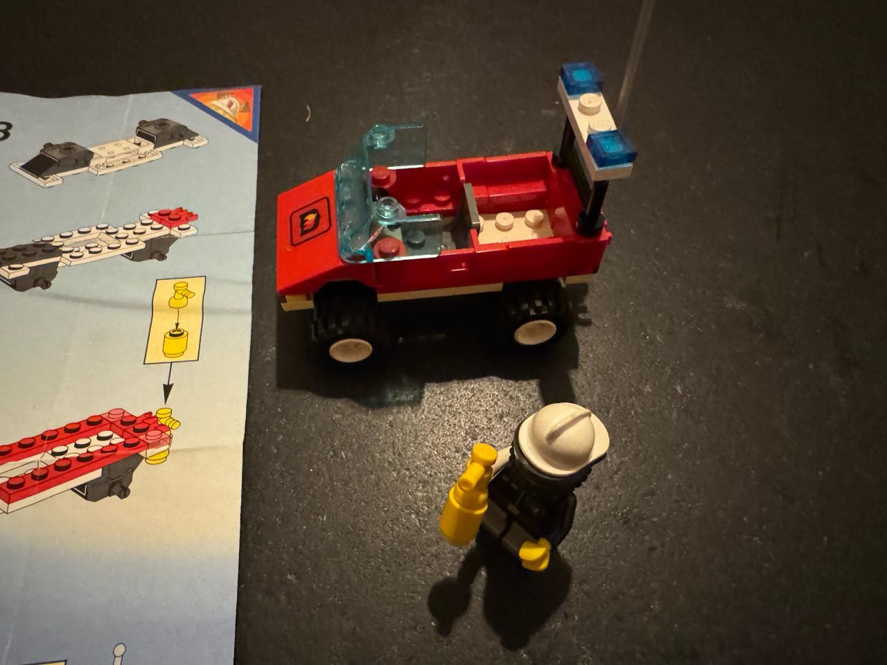 Lego set brandweerauto 6525 compleet