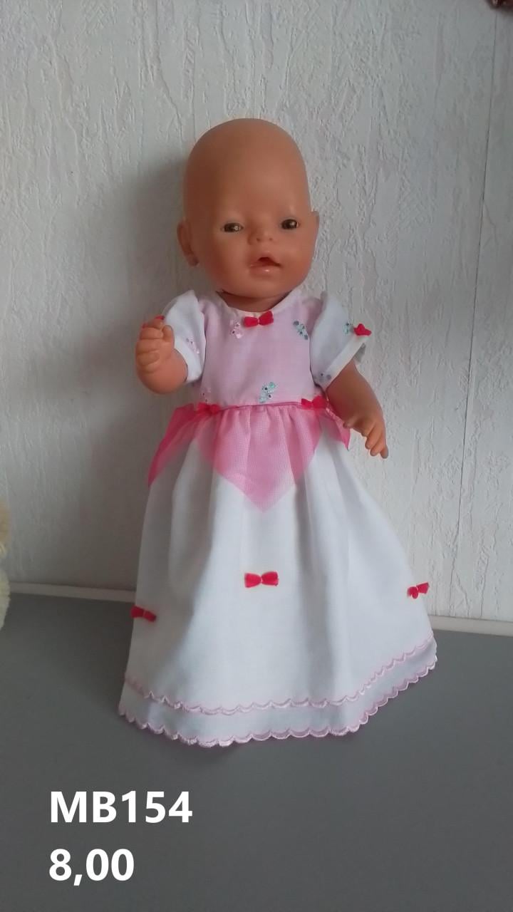 Poppenkleertjes baby born. Feestjurk. Opbrengst KiKa.