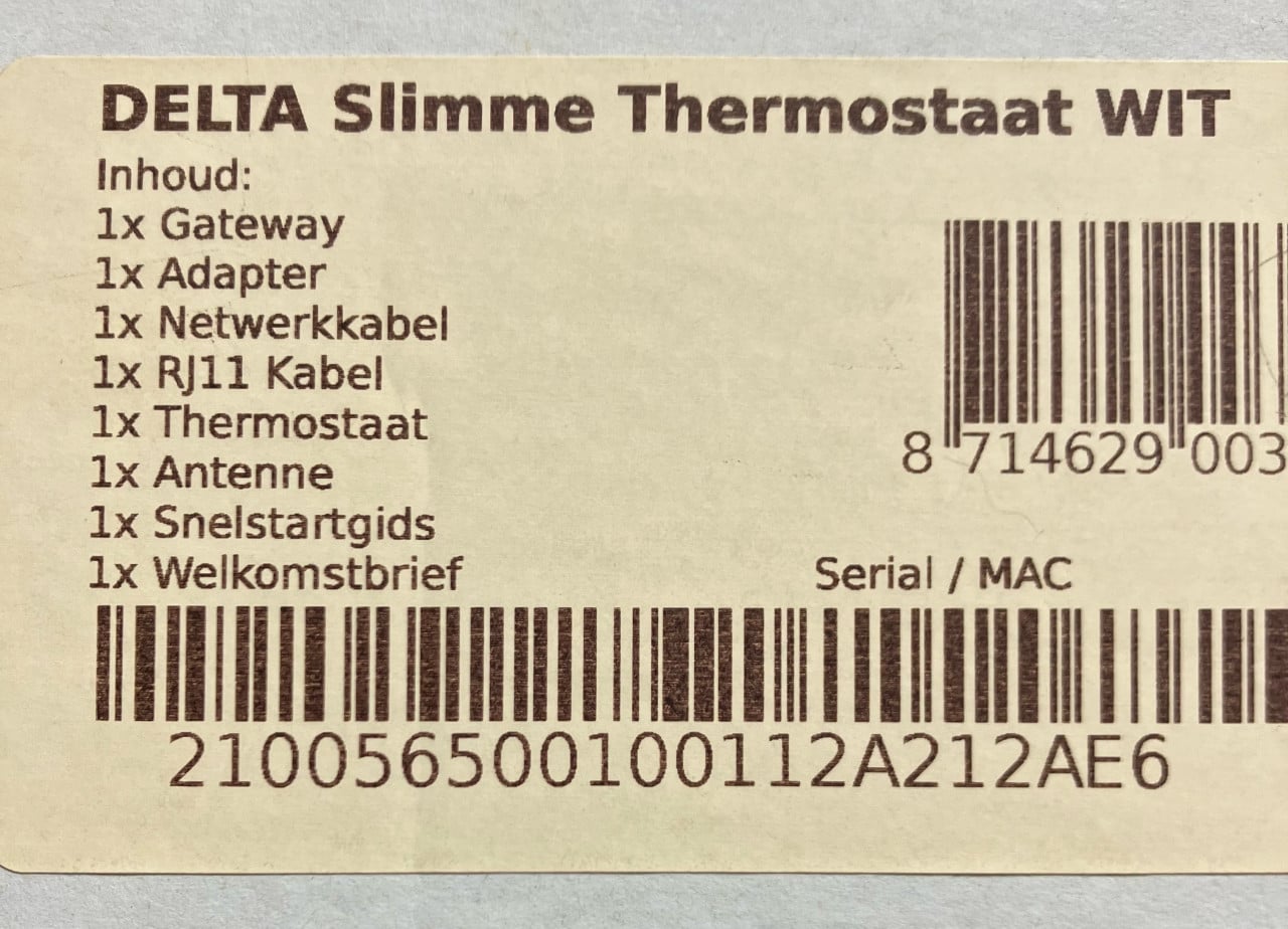 Slimme thermostaat