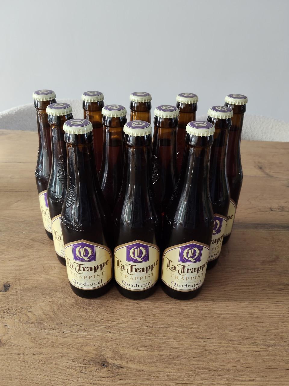 12 flesjes La Trappe Quadrupel trappist speciaalbier