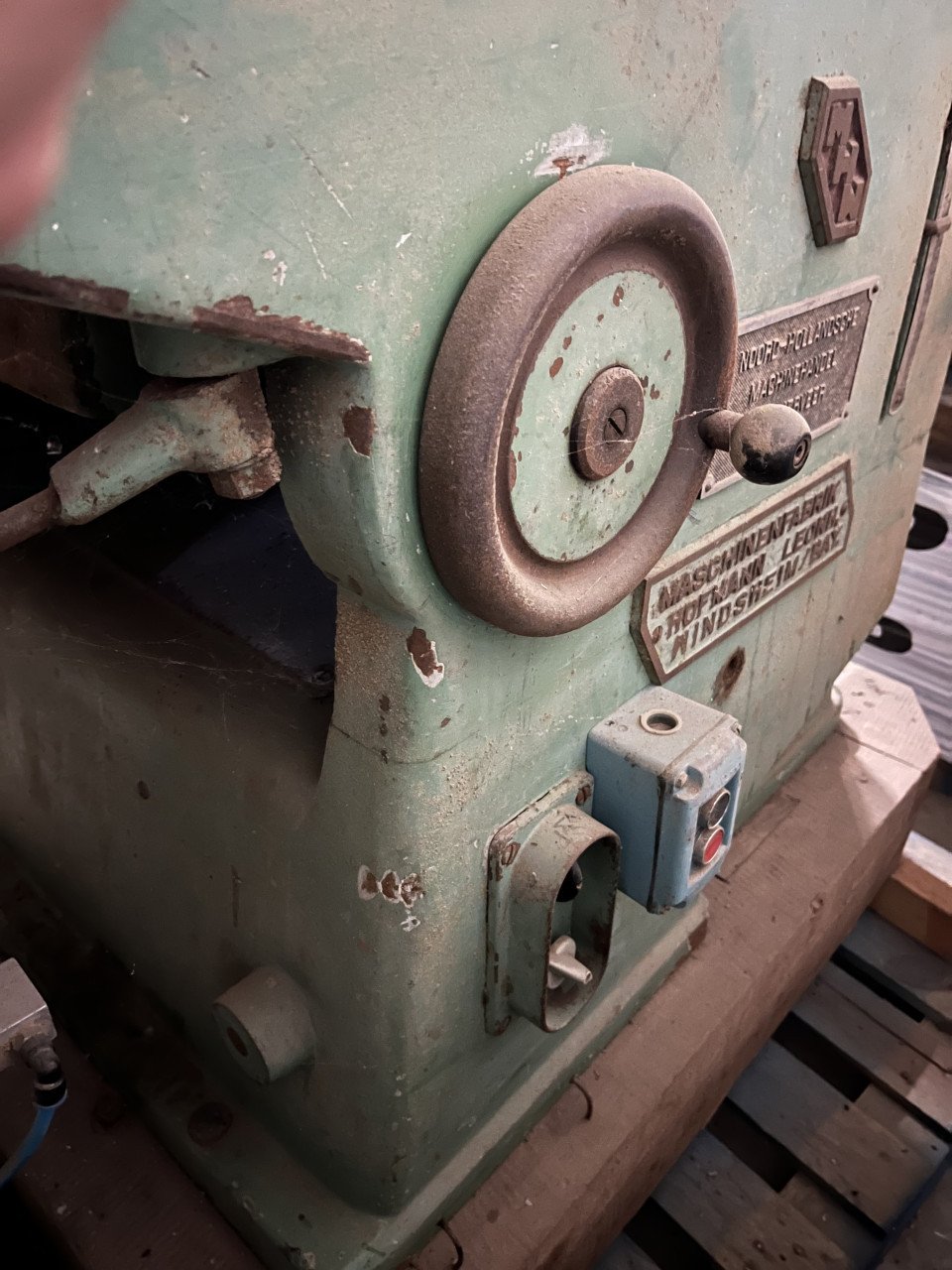 Schaaf machine vlakvandikte bank