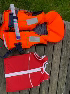 Kinder reddingsvest en Drijfpak