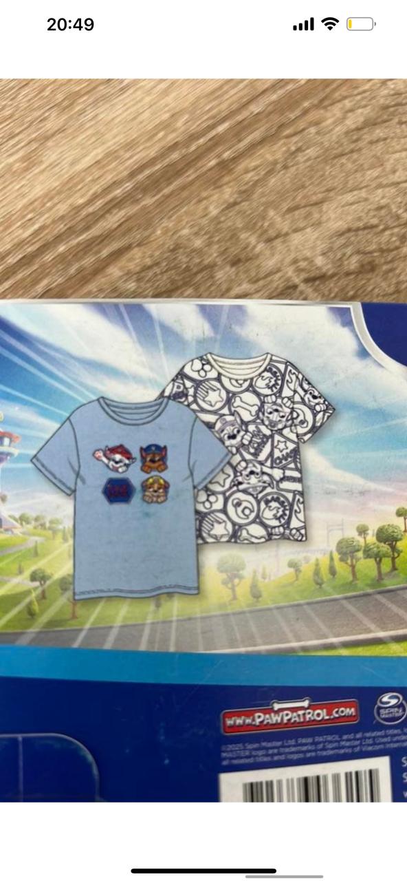 Paw Patrol 2-pak t-shirt 128/132