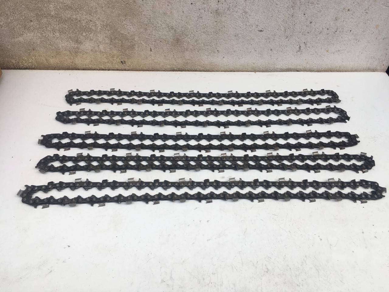 5x zaagketting voor kettingzaag dolmar, husqvarna etc. zo goed als nieuw