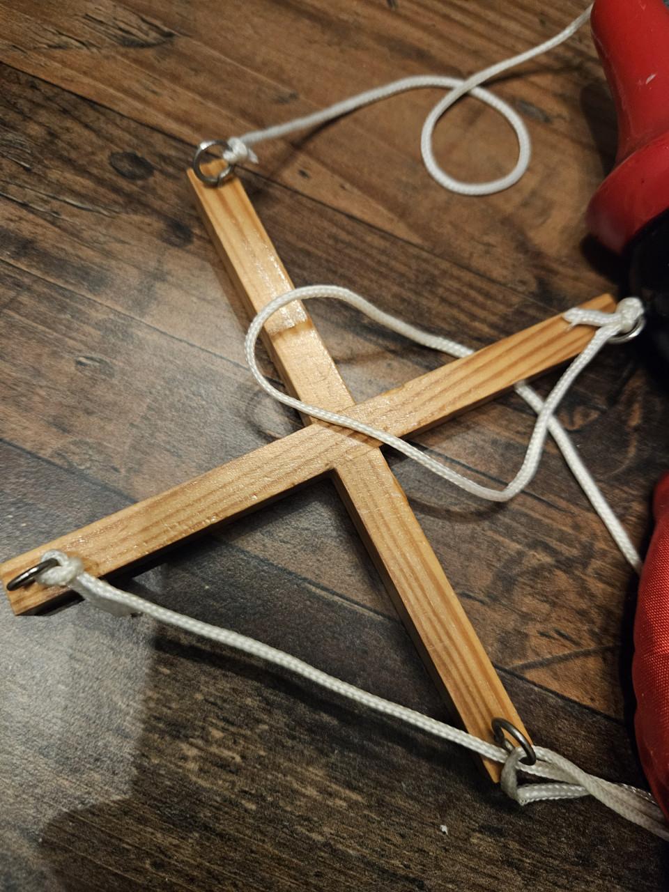 Vintage houten Pinokkio marionetpop - Handgemaakt