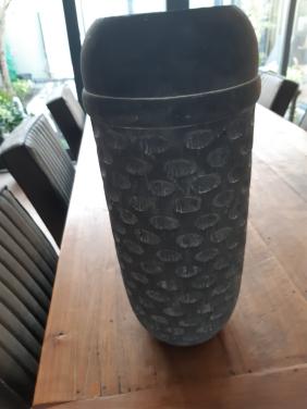 Houten vaas in zeer goede staat