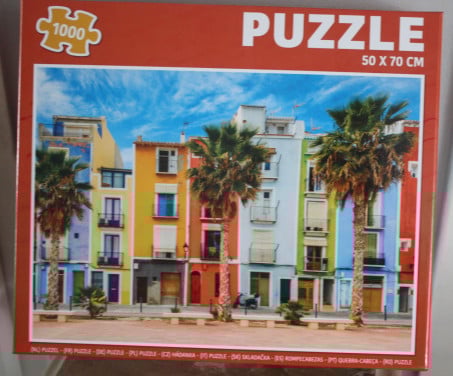Puzzel 1000 stukjes kleurrijk