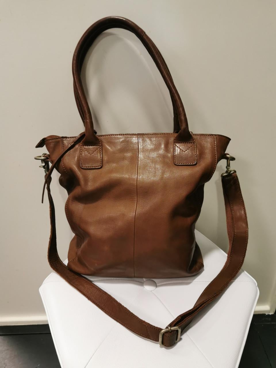 Leren Burkely tas