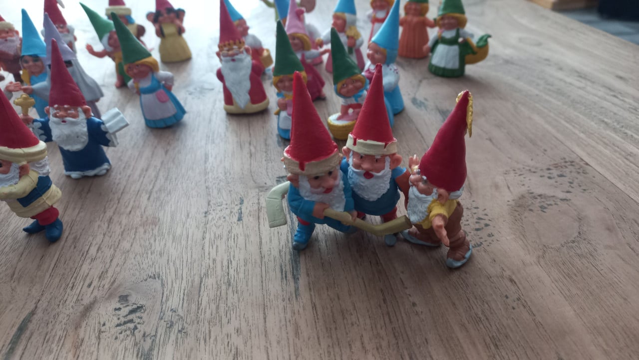 Vintage kabouters van Rien Poortvliet