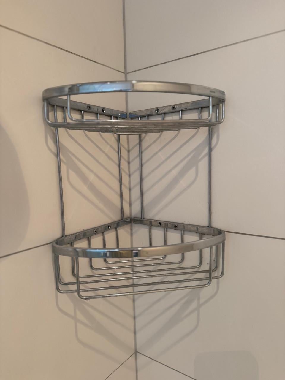 Geesa Basket dubbele hoekkorf groot chroom