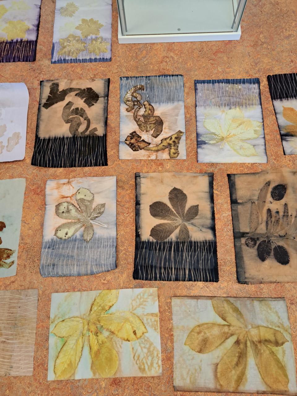 Workshop Ecoprinten op stof en papier 13 december