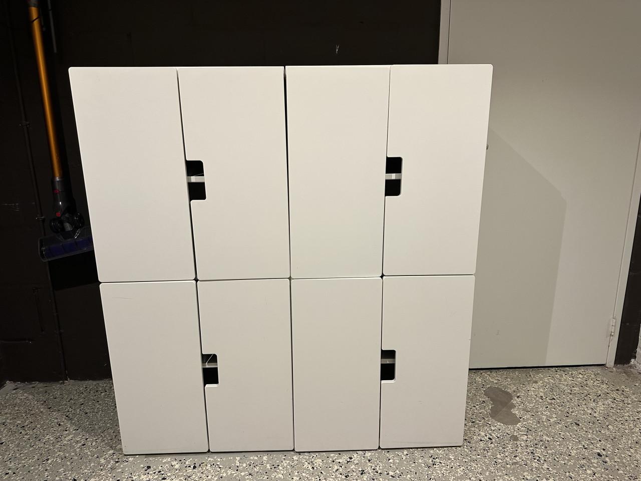 2 IKEA kasten, wit 130x60x50