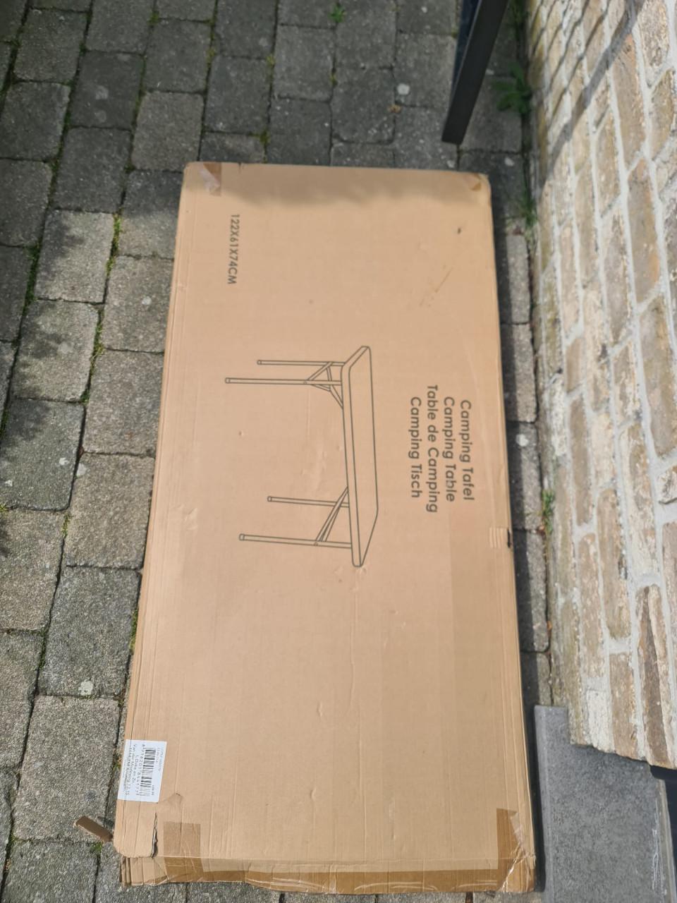 Stevige tuintafel campingtafel