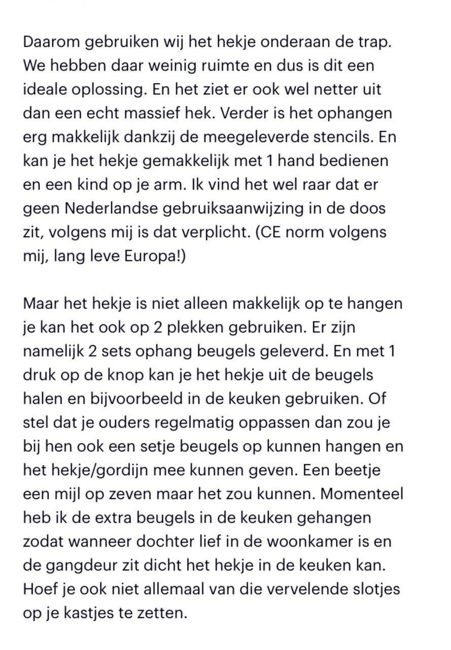 Oprolbaar traphekje GOLIVING