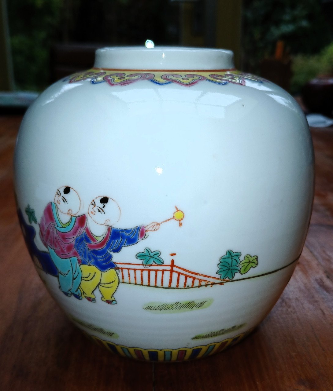 Chinese gemberpot - famille rose - vintage