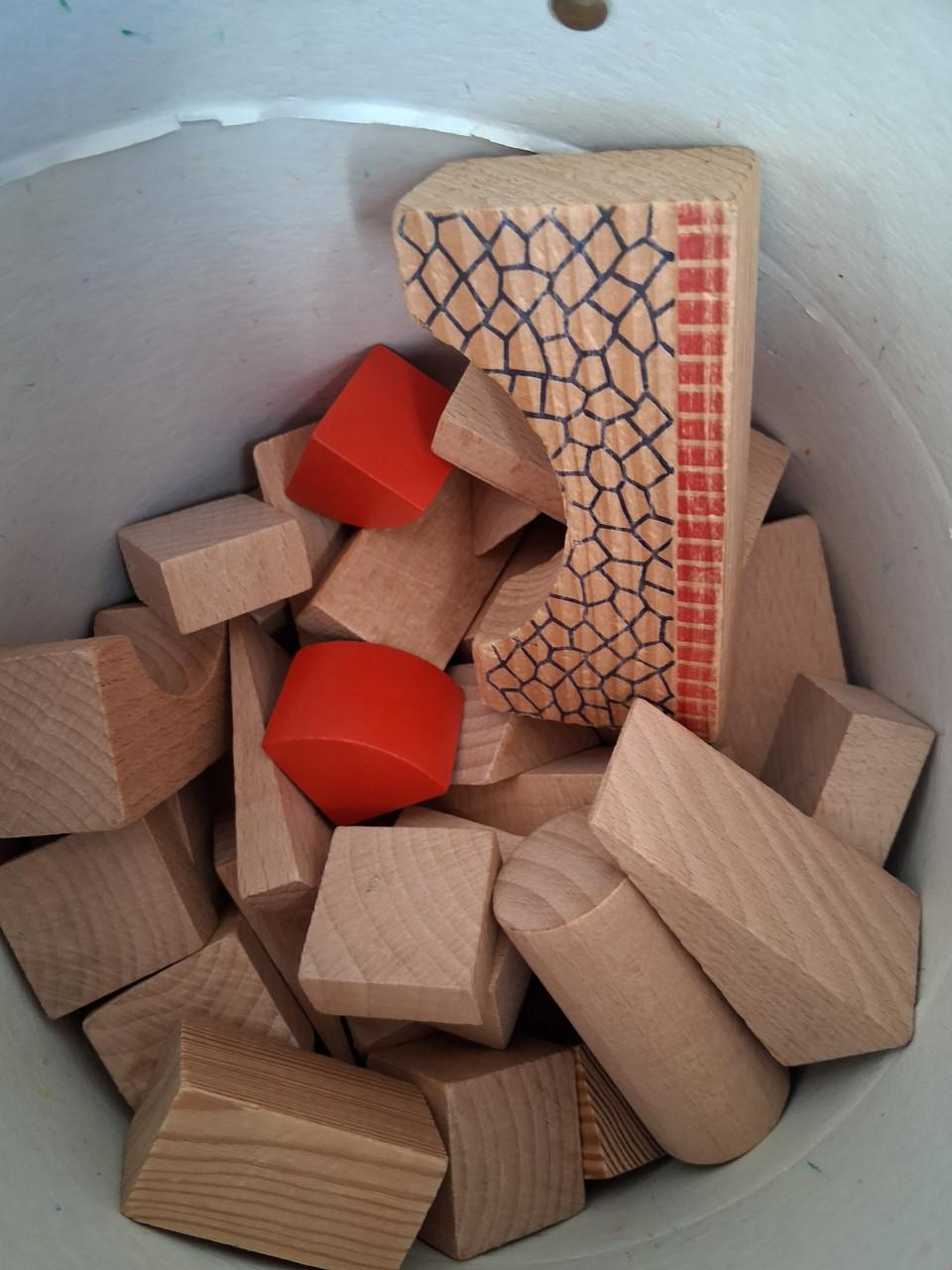 Bouwblokken Hout plastic