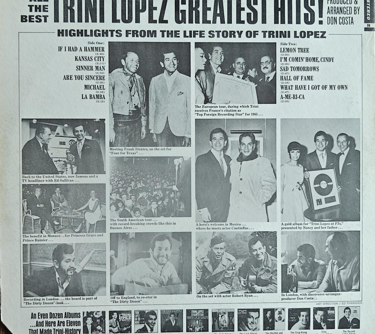 Te Koop LP Trini Lopez – Greatest Hits
