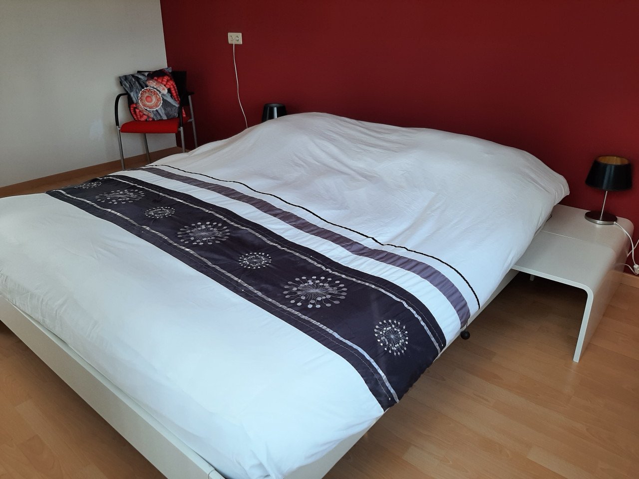 Auping bed 1.80 bij 2.10 met eventueel achterbouw